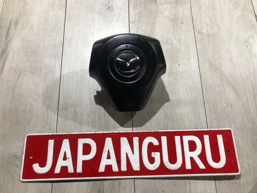 Подушка безопасности в руль Mazda 3 BK ХЭТЧ L3-VE 2005 (б/у)